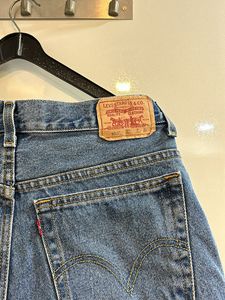 Levis Blue Denim Shorts