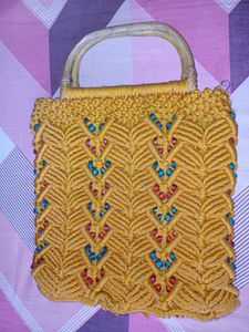 Handmade Bag Designed With Chrystal