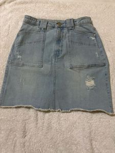Denim Blue Skirt
