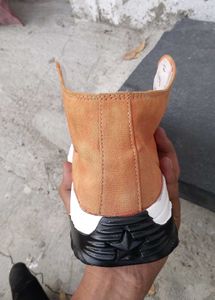 Red Canvas Platform High-Top Sneakers
