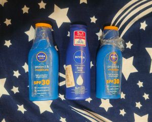 Nivea Sunscreen and Body Lotion