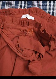 Rust Colored Waist Pants