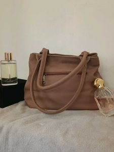 Brown Tote  Office Bag