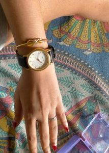 Gold Knot Bangle