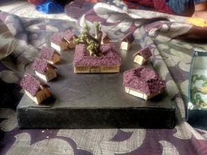 Mini Craft Ideas Hand Made ColourFul Huts Haveli Trees Pent House