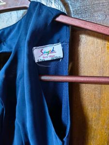 Chic Navy &amp; Pink Sleeveless Dress