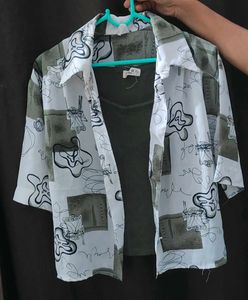 Green Sleeveless Top