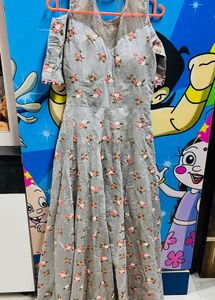 Full Embroidered Gown