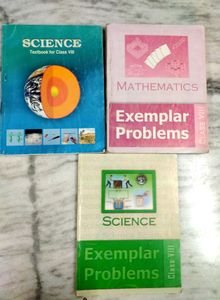 NCERT Class 8 Science &amp; Maths Textbook With Exemplar