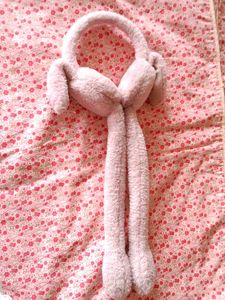 Cute Pink Bunny Earmuffs