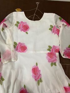 Floral Anarkali Suit