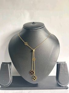 Golden Blossom Charm Necklace