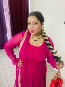 Pink Anarkali Suit
