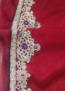 Beutiful Net Saree Festival ware