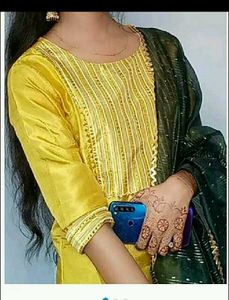 Yellow Kurta Set