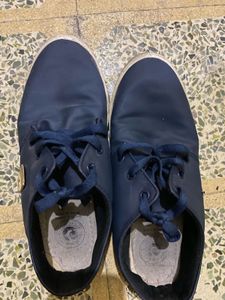 Ferrari Navy Lace-Up Shoes
