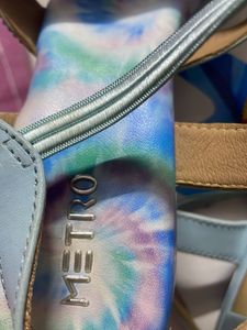 Tie-Dye Beaded Metro Sandals