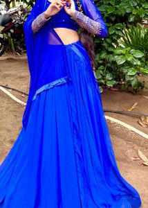 Royal Blue Lehenga Choli