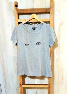 Grey Cotton Top Size-34-36