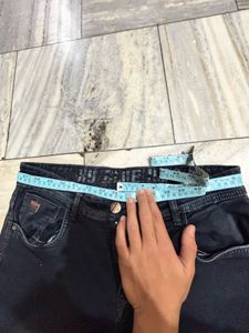 Dark Blue Denim Jeans