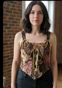 Floral Corset Top New