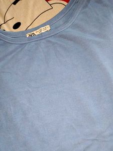 Light Blue Crop Top