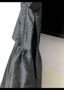 Black Paisley Blazer Dress