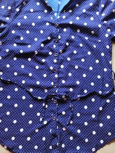 Blue And White Dot Jacket