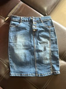 Denim Mini Skirt