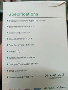 Working New Smart Watch With Box...Unused