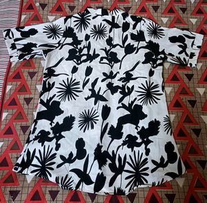 Black And White Shirt Top