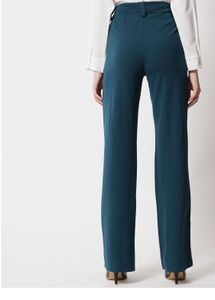 Teal Straight Formal Trouser