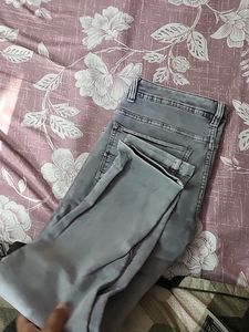 Gray Denim Jeans