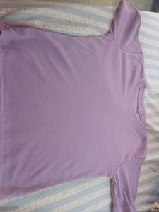Lavender Casual T-Shirt