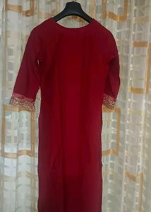 Elegant Red  Kurta Set
