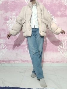 Beige Padded Jacket