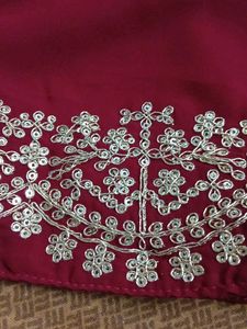 Elegant Maroon Embroidered Salwar Kameez