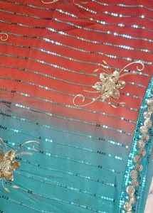 Elegant Embellished Saree