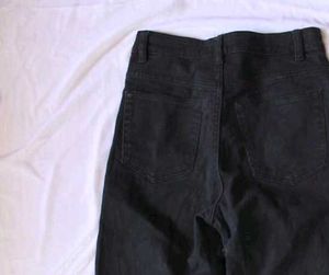 H&amp;M Black Wide Leg Jeans