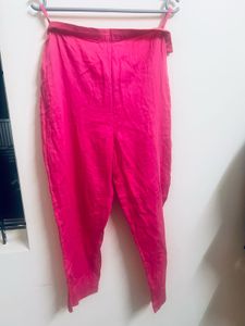 Pink Embroidered Kurti with Dupatta
