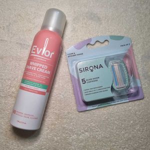 Eviro Shaving Cream & Sirona Razor Set