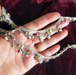 Pure Silver Anklet with Bells