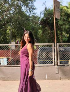 Elegant Purple Ethnic Gown