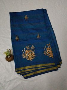 Blue Saree