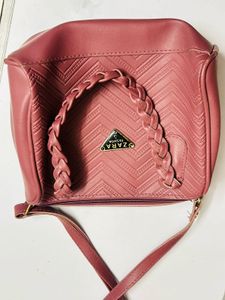 Elegant Pink Quilted Sling Bag 💗