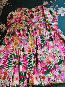 Colorful Print Dress