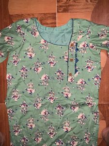 Floral Print Kurta