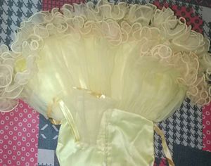 Fancy Yellow Party Dress