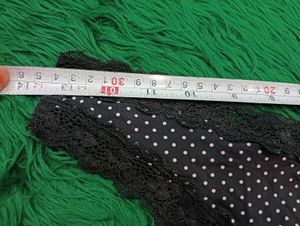 Black Polka 💞Dot Lace Thong