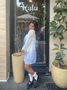 Cute Korean Blue Dress From Savana